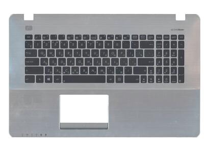 Клавиатура для ноутбука Asus (X750LN) Black, (Silver TopCase), RU - фото 2