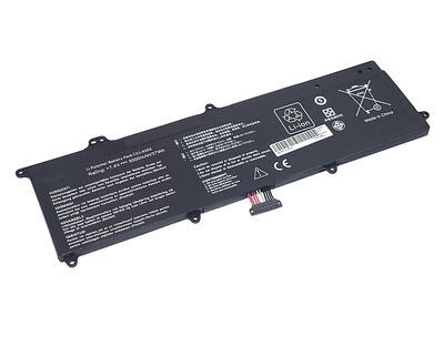 Аккумуляторная батарея для ноутбука Asus C21-X202 X202 7.4V Black 5000mAh OEM - фото 5