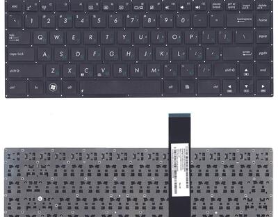 Клавиатура для ноутбука Asus (K46, K46C) Black, (No Frame) RU