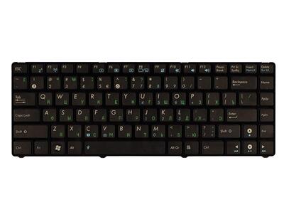 Клавиатура для ноутбука Asus (UL20, UL20A, UL20FT) Black, (Silver Frame) RU - фото 2
