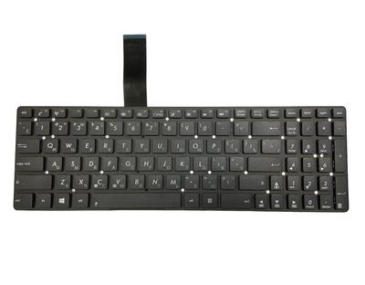 Клавиатура для ноутбука Asus (K55, X501) Black, (No Frame) RU - фото 5