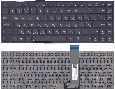 Клавиатура для ноутбука Asus VivoBook (X402) Black, (No Frame), RU - фото 5