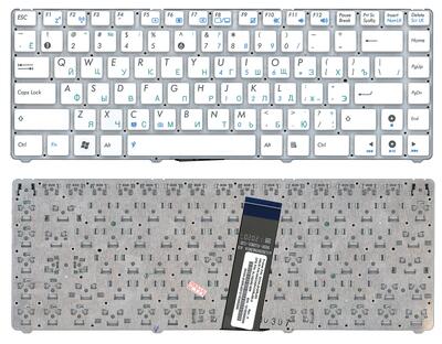 Клавиатура для ноутбука Asus EEE PC 1201, 1215, 1225, U20, VX6 Eee PC Lamborghini White, (No Frame) RU