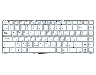 Клавиатура для ноутбука Asus EEE PC 1201, 1215, 1225, U20, VX6 Eee PC Lamborghini White, (No Frame) RU - фото 2
