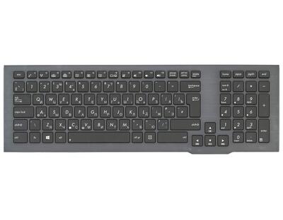 Клавиатура для ноутбука Asus (G75V, G75W) с подсветкой (Light), Black, (Gray Frame) RU (вертикальный энтер) - фото 2