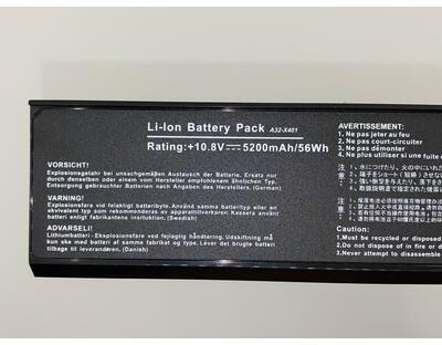 Акумуляторна батарея для ноутбука Asus A32-X401 10.8V Black 5200mAh OEM - фото 3