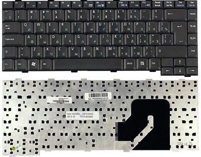 Клавиатура для ноутбука Asus (W2, W2000) Black, RU (вертикальный энтер) - фото 5
