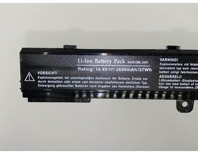 Аккумуляторная батарея для ноутбука Asus A41N1308 14.4V Black 2600mAh OEM - фото 3