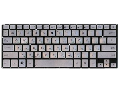 Клавіатура для ноутбука Asus (UX31E) Silver, (No Frame) RU - фото 2