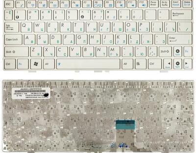 Клавиатура для ноутбука Asus EEE PC (1000H) White, (White Frame) RU