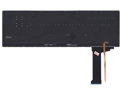 Клавиатура для ноутбука Asus (N551) с подсветкой (Light), Gray, (No Frame) RU - фото 7