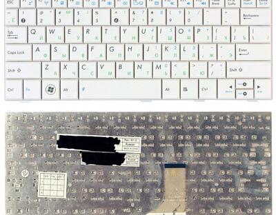 Клавиатура для ноутбука Asus EEE PC (1001HA) White, RU