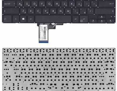 Клавиатура для ноутбука Asus (PU401), Black, (No Frame) RU