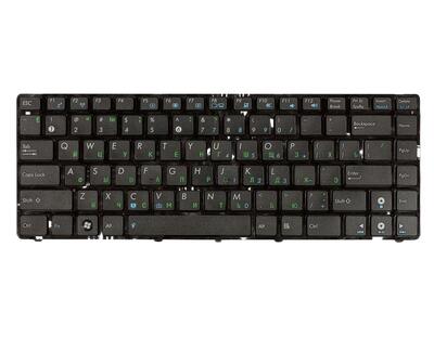 Клавиатура для ноутбука Asus (UL30, K42, K43, X42) Black, (Black Frame) RU - фото 2