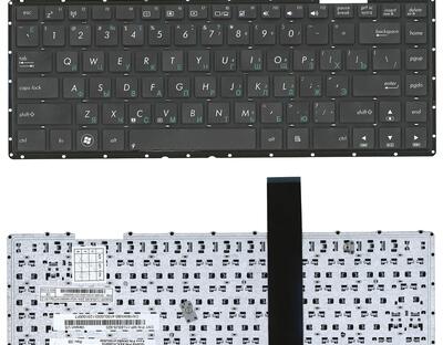 Клавиатура для ноутбука Asus VivoBook (X401) Black, (No Frame), RU