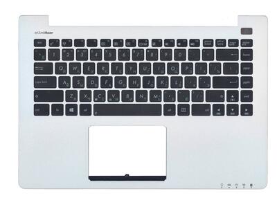 Клавиатура для ноутбука Asus VivoBook (S400CA, S451, S401) Black, с топ панелью (Silver), RU - фото 2