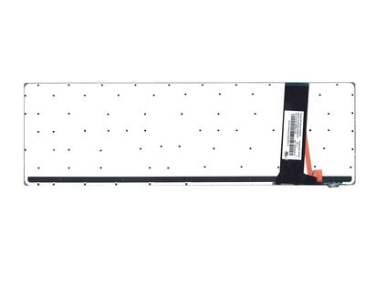 Клавиатура для ноутбука Asus (N550) с подсветкой (Light), Silver, (No Frame) RU/EN - фото 7