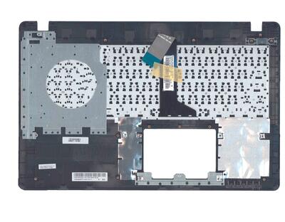 Клавиатура для ноутбука Asus (X550, X550VA, X550EA) Black, с топ панелью (Silver), RU - фото 3