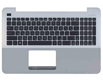 Клавиатура для ноутбука Asus (X555) Black, (Silver TopCase), RU - фото 2