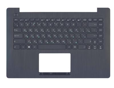 Клавиатура для ноутбука Asus F453, F453MA, R413M, R413MA, X453M, X453MA Black, с топ панелью (Black), RU - фото 2