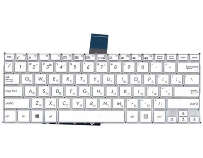 Клавиатура для ноутбука Asus F200CA, F200MA, X200LA, X200MA White, (No Frame) RU (горизонтальный энтер) - фото 2