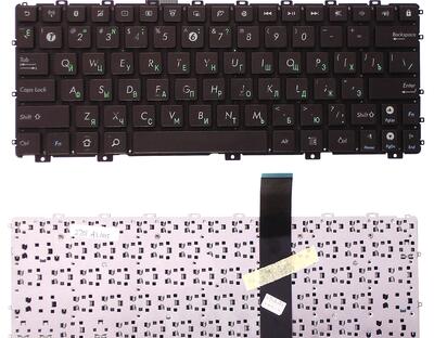 Клавіатура для ноутбука Asus EEE PC 1011, 1015, 1016, 1018, 1025, X101 Brown, (No Frame) RU