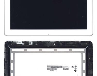 Матрица с тачскрином (модуль) для Asus Eee Pad Transformer Pad TF103CG V1 белый с рамкой