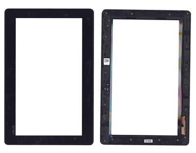 Тачскрин (Сенсорное стекло) для планшета Asus Transformer Book T100 черный с рамкой