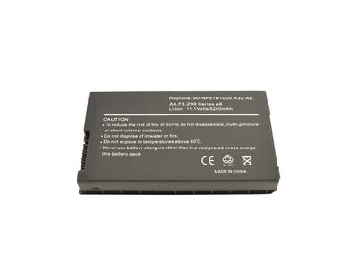 Аккумуляторная батарея для ноутбука Asus 70-NF51B1000 A8 11.1V Black 5200mAh OEM - фото 4