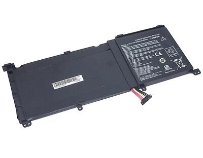 Аккумуляторная батарея для ноутбука Asus C41N1416-4S1P ZenBook Pro UX501VW 15.2V Black 3950mAh OEM