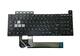 Клавиатура для ноутбука Asus FA506, FX506 Series Black, (No Frame), с цветной подсветкой, RU