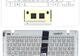 Клавиатура для ноутбука Asus (X200, F200CA, R200CA) White, с топ панелью (White), RU