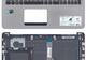 Клавиатура для ноутбука Asus (K501L) Black, с топ панелью (Gray), RU