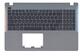 Клавиатура для ноутбука Asus (X550, X550VA, X550EA) Black, с топ панелью (Silver), RU - фото 2, миниатюра