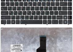Купить Клавиатура для ноутбука Asus (UL30, K42, K43, X42) Black, (Silver Frame) RU