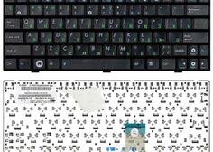 Купить Клавиатура для ноутбука Asus EEE PC (1000H) Black, (Black Frame) RU