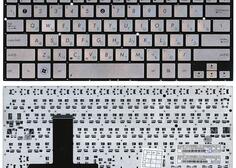 Купить Клавиатура для ноутбука Asus (UX31E) Silver, (No Frame) RU